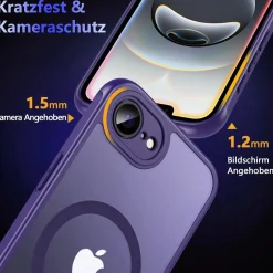 iPhone 16e - Farbige MagSafe Hülle mit Kameraschutz