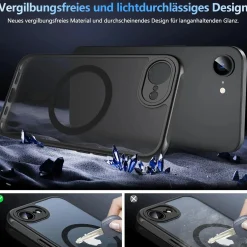 iPhone 16e - Farbige MagSafe Hülle mit Kameraschutz