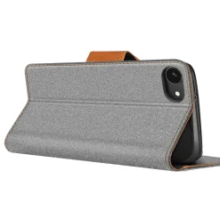 iPhone 16e - Jeanslook Klapphülle mit Kartenfach