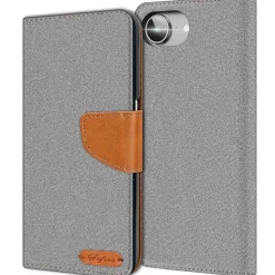 iPhone 16e - Jeanslook Klapphülle mit Kartenfach