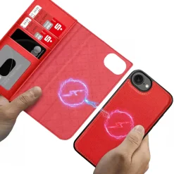 iPhone 16e - Klapphülle mit Kartenfächern & MagSafe-Kompatibilität