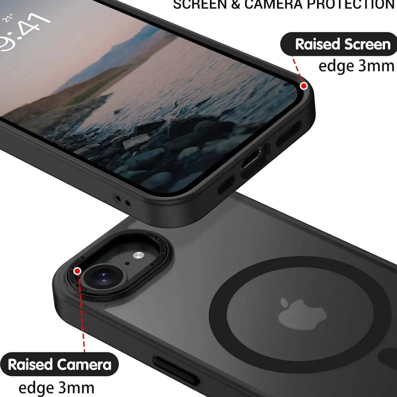 iPhone 16e - MagSafe Hülle mit Kameraschutz