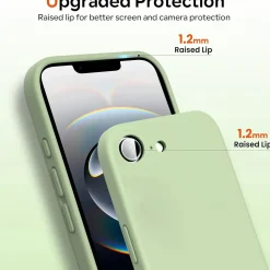 iPhone 16e - Silikon Case mit Mikrofaser-Innenseite