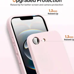 iPhone 16e - Silikon Case mit Mikrofaser-Innenseite
