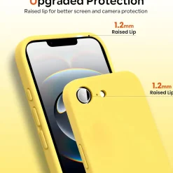 iPhone 16e - Silikon Case mit Mikrofaser-Innenseite