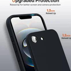 iPhone 16e - Silikon Case mit Mikrofaser-Innenseite