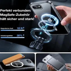 iPhone 16e - Transparente MagSafe Silikonhülle