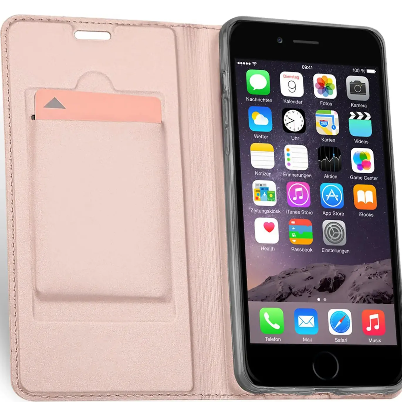 iPhone 6s Plus / 6 Plus - Booklet Case mit Magnetverschluss