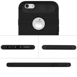 iPhone 6s Plus / 6 Plus - Carbon Case Hülle, stoßfest