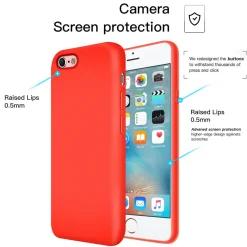 iPhone 6s Plus / 6 Plus - Silikon Case mit Mikrofaser-Innenseite