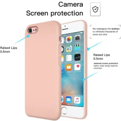 iPhone 6s Plus / 6 Plus - Silikon Case mit Mikrofaser-Innenseite