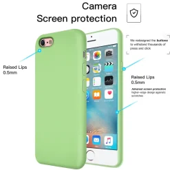 iPhone 6s Plus / 6 Plus - Silikon Case mit Mikrofaser-Innenseite