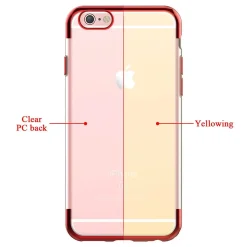 iPhone 6s Plus / 6 Plus - Transparente Hülle mit Akzenten