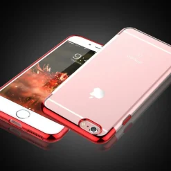 iPhone 6s Plus / 6 Plus - Transparente Hülle mit Akzenten