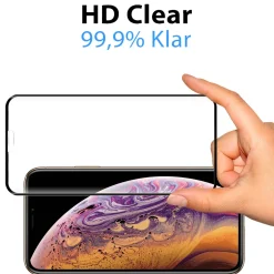 iPhone X / XS / 11 Pro - Fullscreen 9H Panzerglas Displayglas