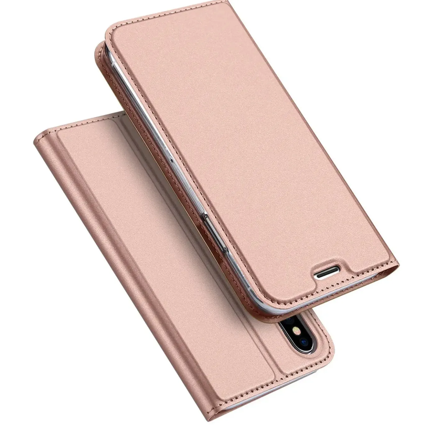 iPhone X / XS - Booklet Case mit Magnetverschluss