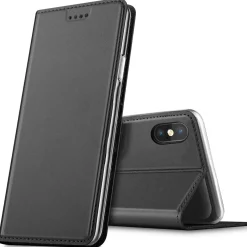 iPhone X / XS - Booklet Case mit Magnetverschluss