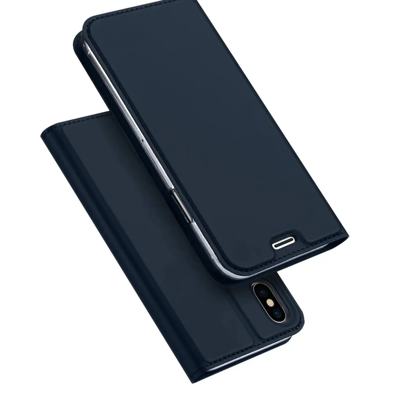 iPhone X / XS - Booklet Case mit Magnetverschluss