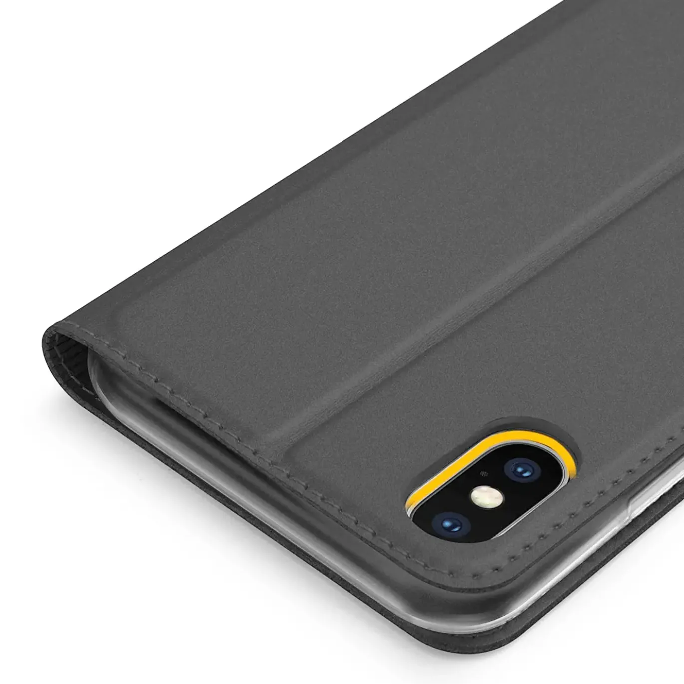 iPhone X / XS - Booklet Case mit Magnetverschluss