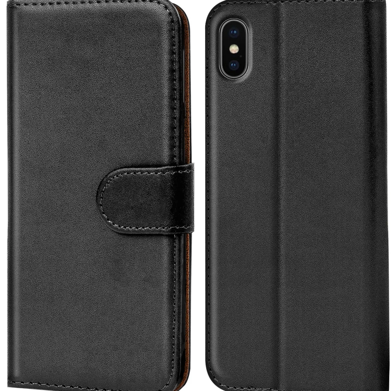 iPhone X / XS - Klapphülle mit Kartenfächern