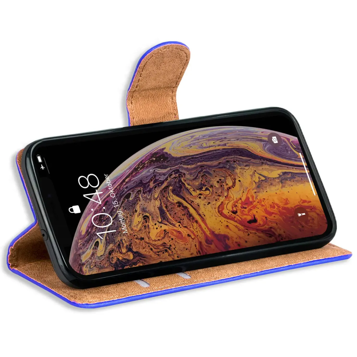 iPhone X / XS - Klapphülle mit Kartenfächern
