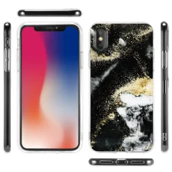 iPhone X / XS - Marmor & Sand Design Hülle