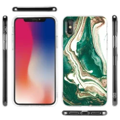 iPhone X / XS - Marmor & Sand Design Hülle
