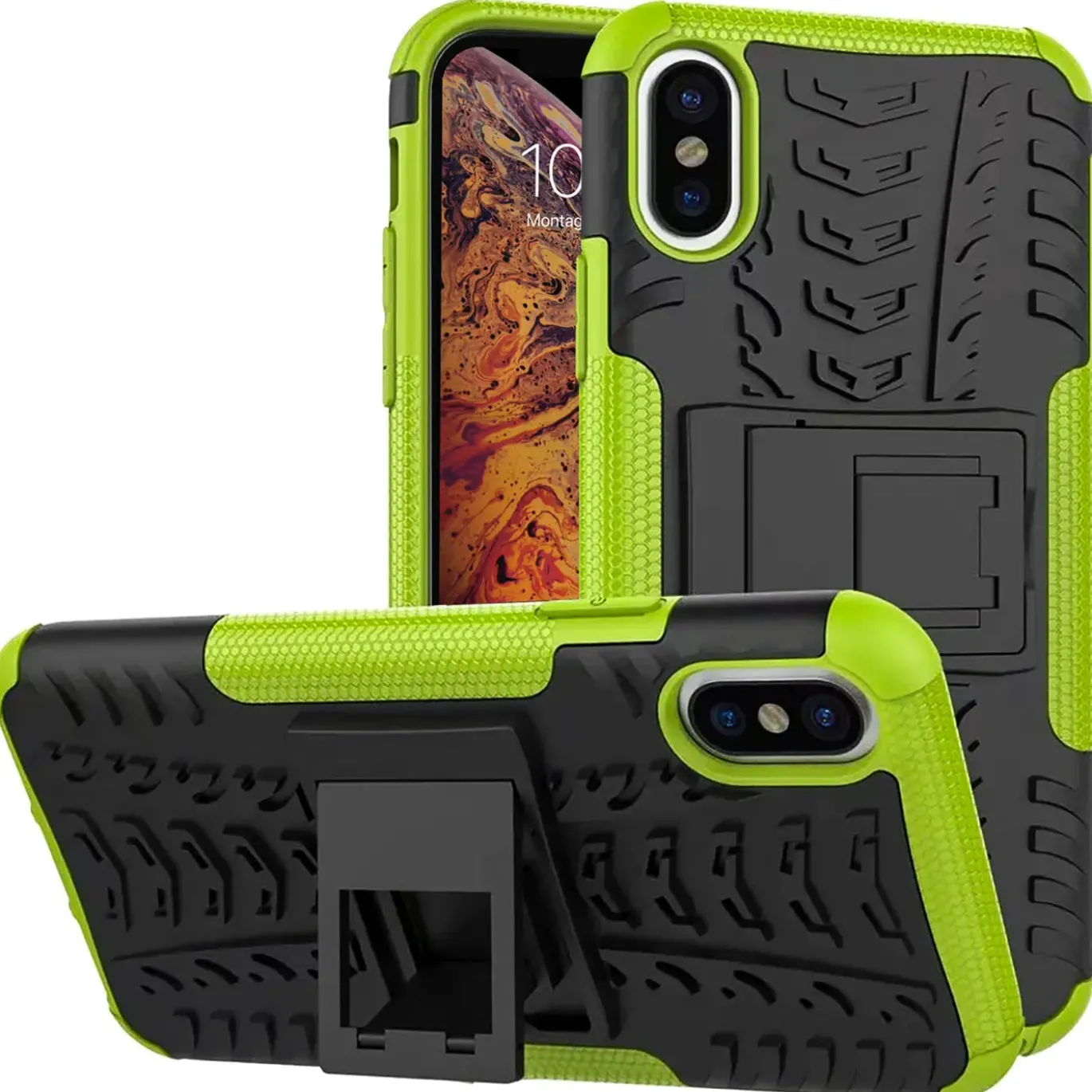 iPhone X / XS - Outdoor Hülle 2-teiliges Schutzcase