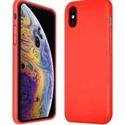 iPhone X / XS - Silikon Case mit Mikrofaser-Innenseite
