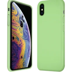 iPhone X / XS - Silikon Case mit Mikrofaser-Innenseite