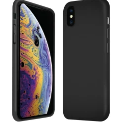iPhone X / XS - Silikon Case mit Mikrofaser-Innenseite
