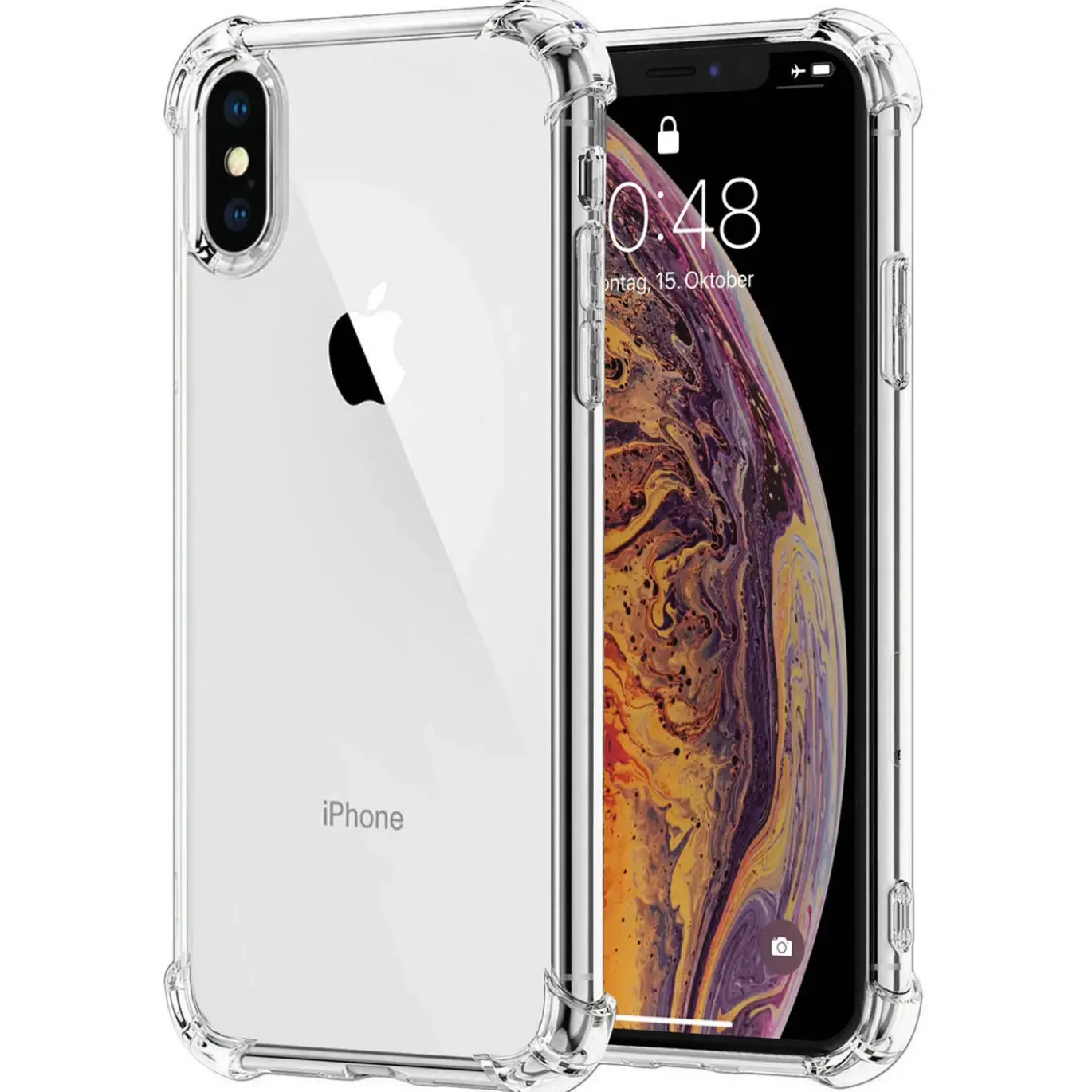 iPhone X / XS - Stoßfestes Clear Case