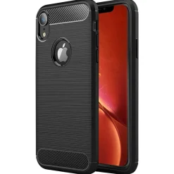 iPhone XR - Carbon Case Hülle, stoßfest