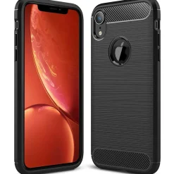 iPhone XR - Carbon Case Hülle, stoßfest