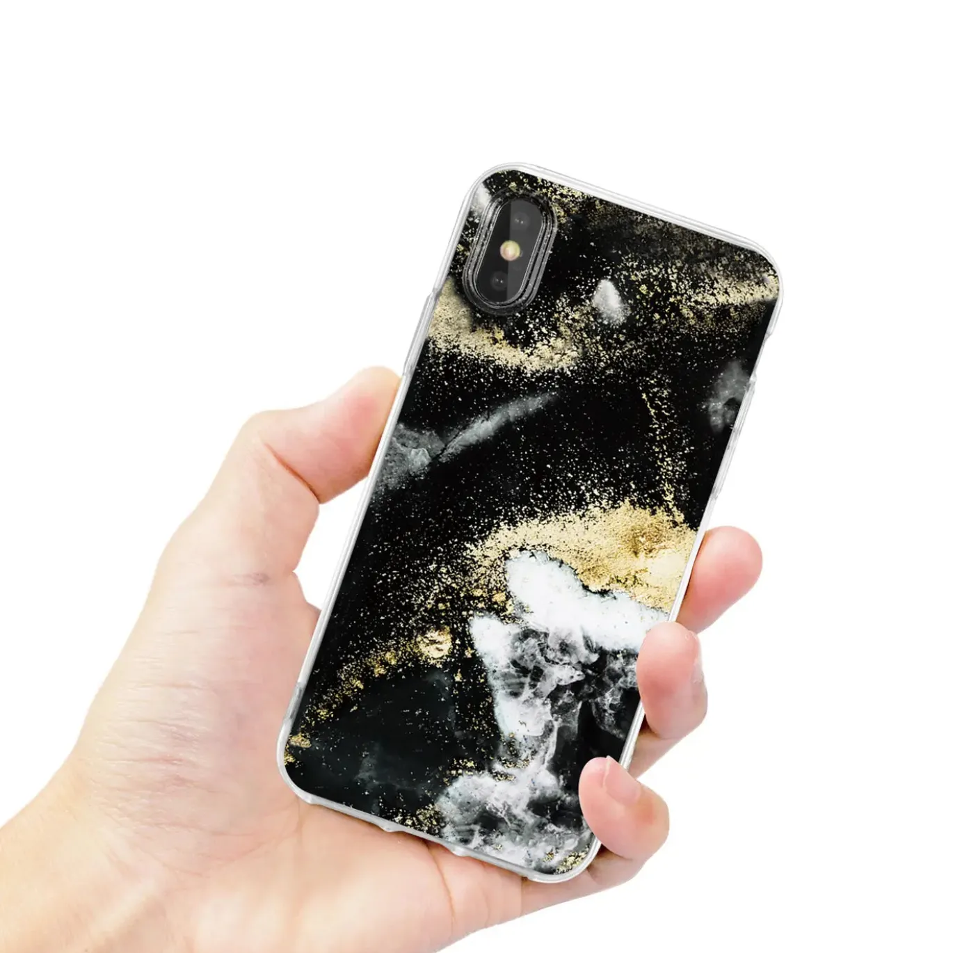 iPhone XR - Marmor & Sand Design Hülle