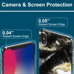 iPhone XR - Marmor & Sand Design Hülle