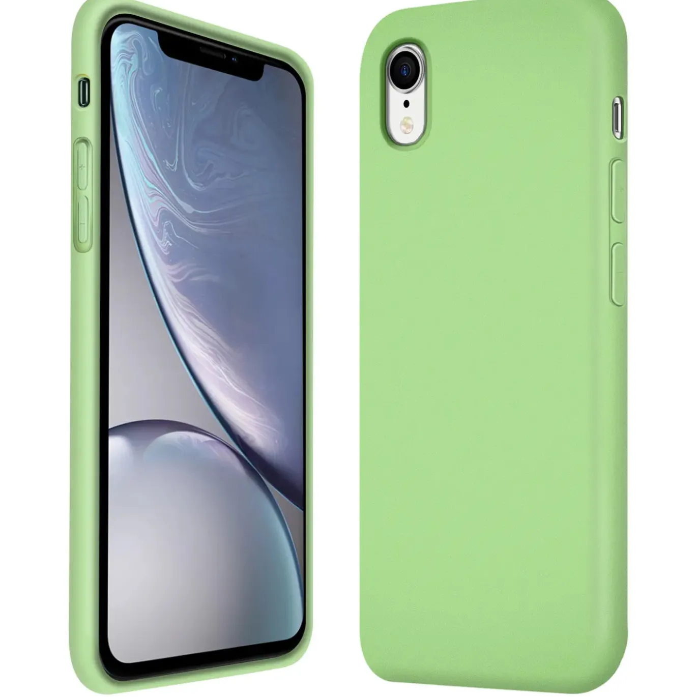 iPhone XR - Silikon Case mit Mikrofaser-Innenseite