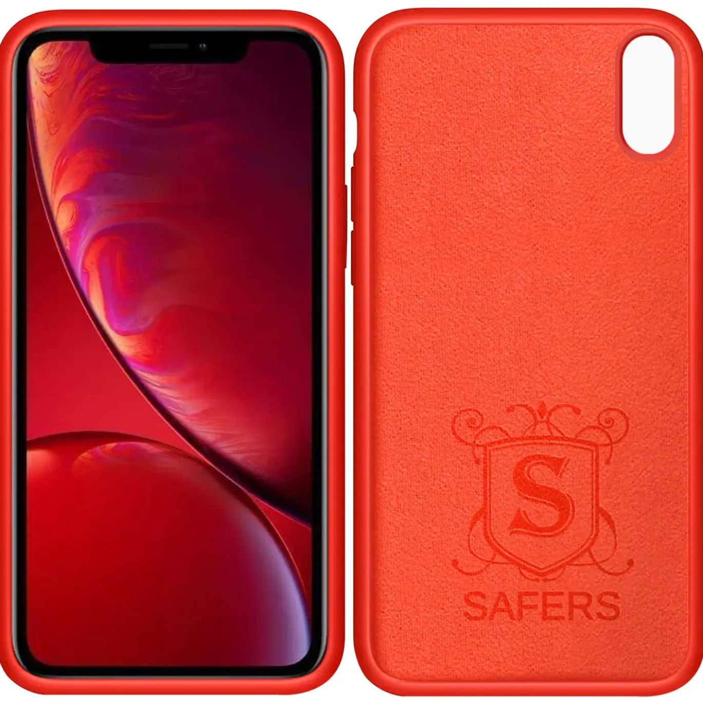 iPhone XR - Silikon Case mit Mikrofaser-Innenseite