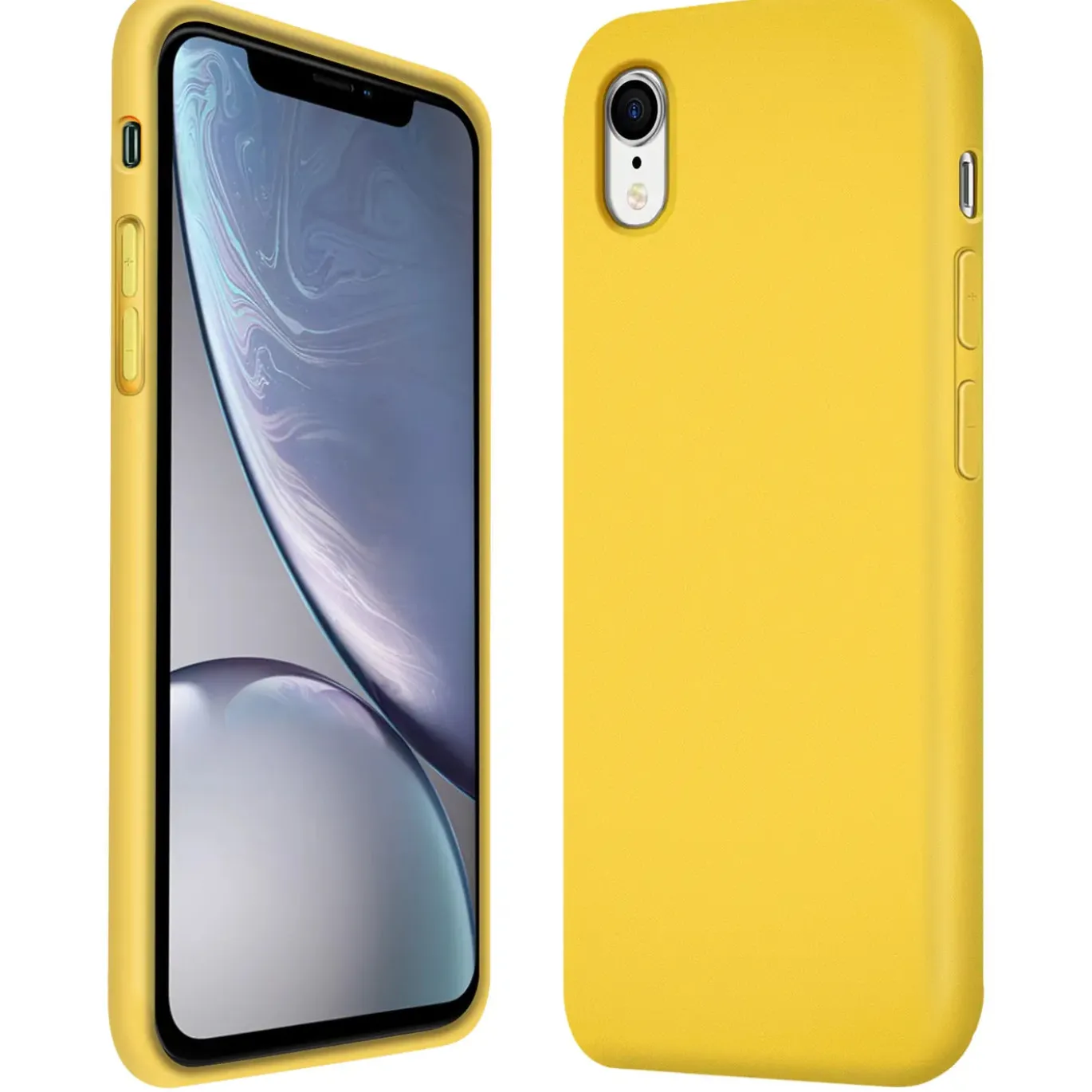 iPhone XR - Silikon Case mit Mikrofaser-Innenseite