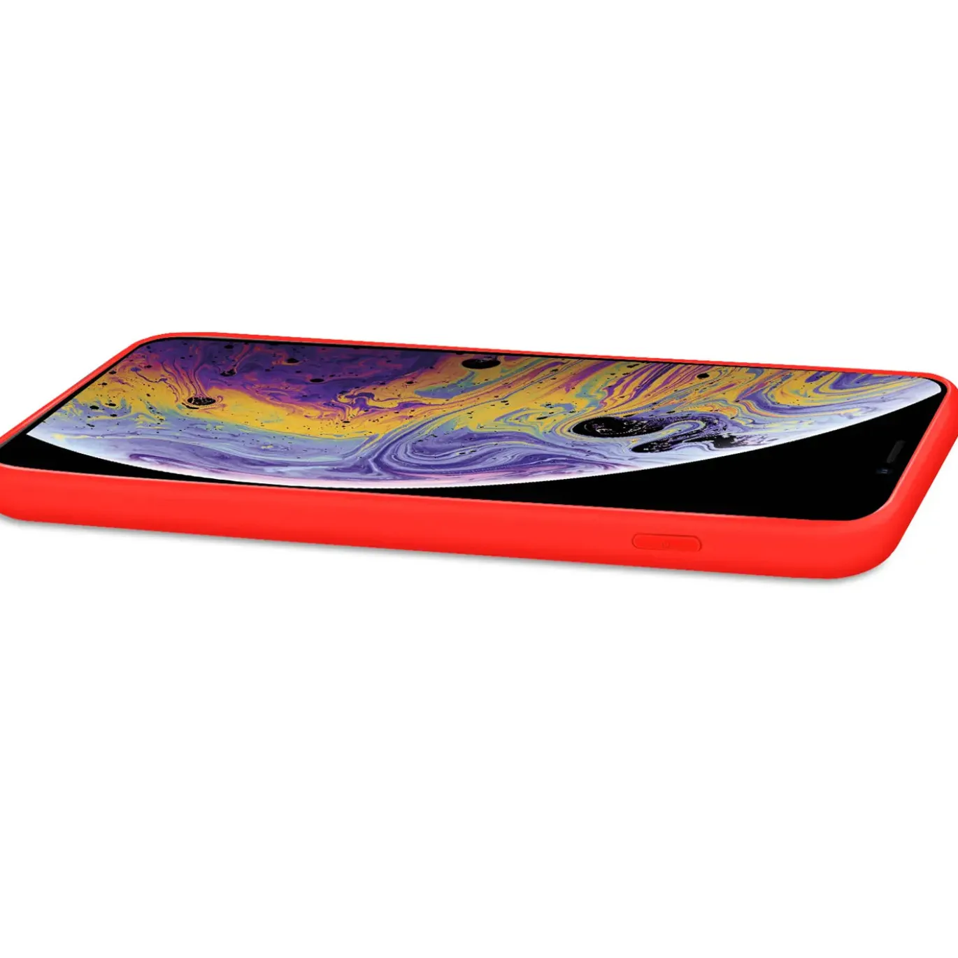 iPhone XR - Silikon Case mit Mikrofaser-Innenseite