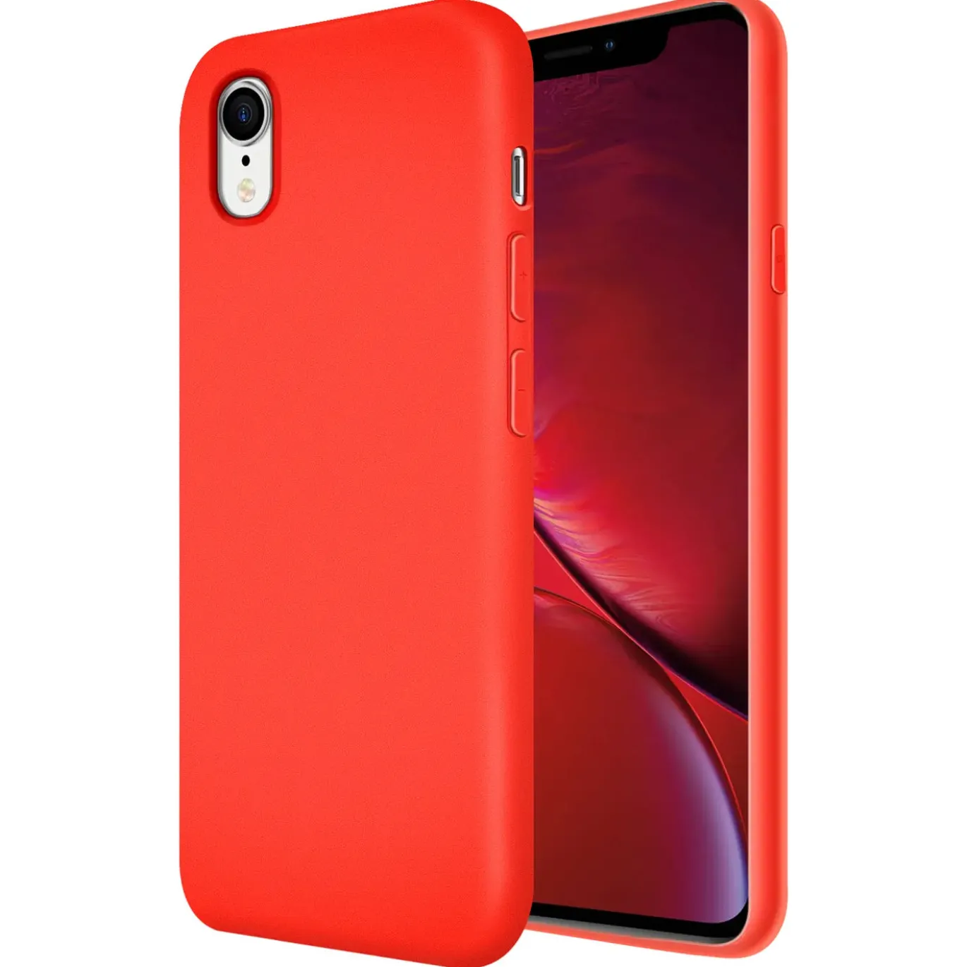 iPhone XR - Silikon Case mit Mikrofaser-Innenseite