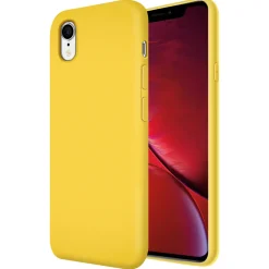 iPhone XR - Silikon Case mit Mikrofaser-Innenseite