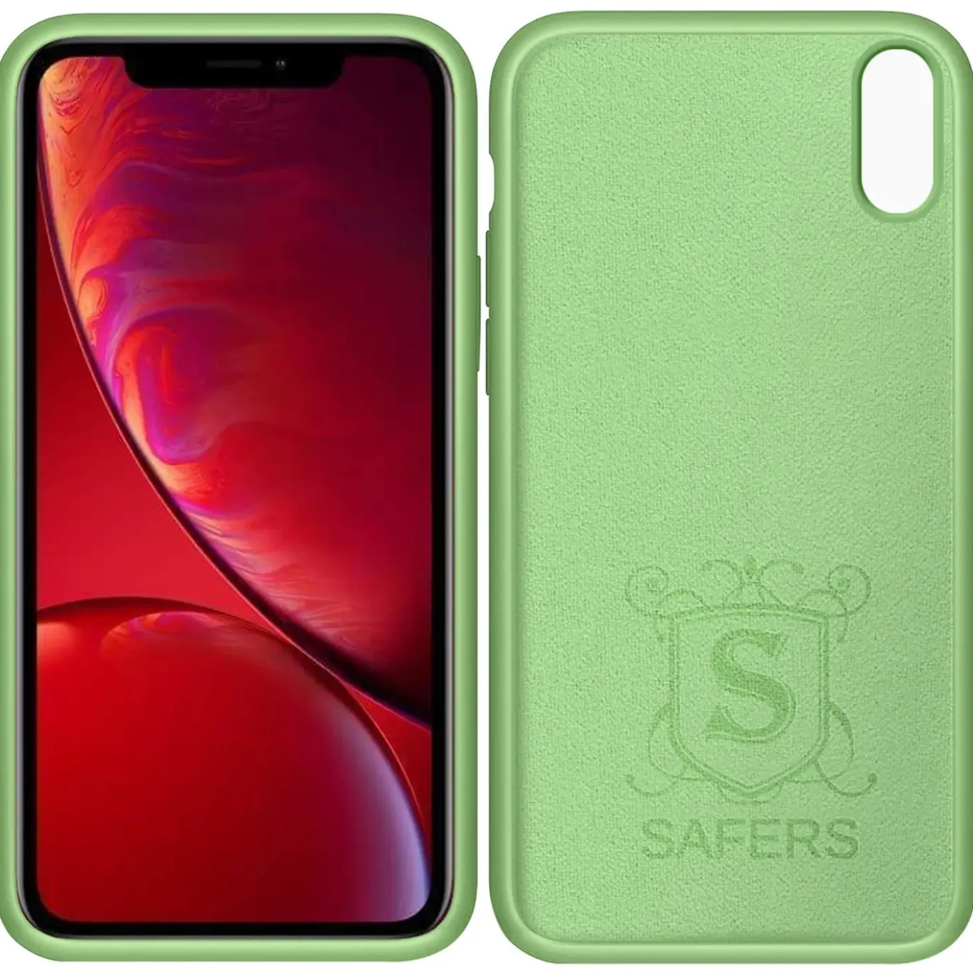 iPhone XR - Silikon Case mit Mikrofaser-Innenseite