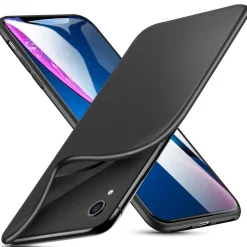 iPhone XR - Slim Silikon Backcover Schwarz