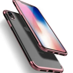 iPhone XR - Transparente Hülle mit Akzenten