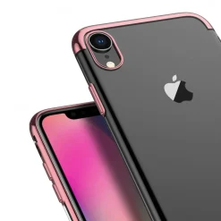 iPhone XR - Transparente Hülle mit Akzenten