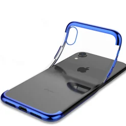 iPhone XR - Transparente Hülle mit Akzenten