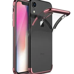 iPhone XR - Transparente Hülle mit Akzenten