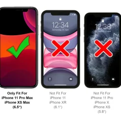 iPhone Xs Max / 11 Pro Max - Fullscreen 9H Panzerglas Displayglas