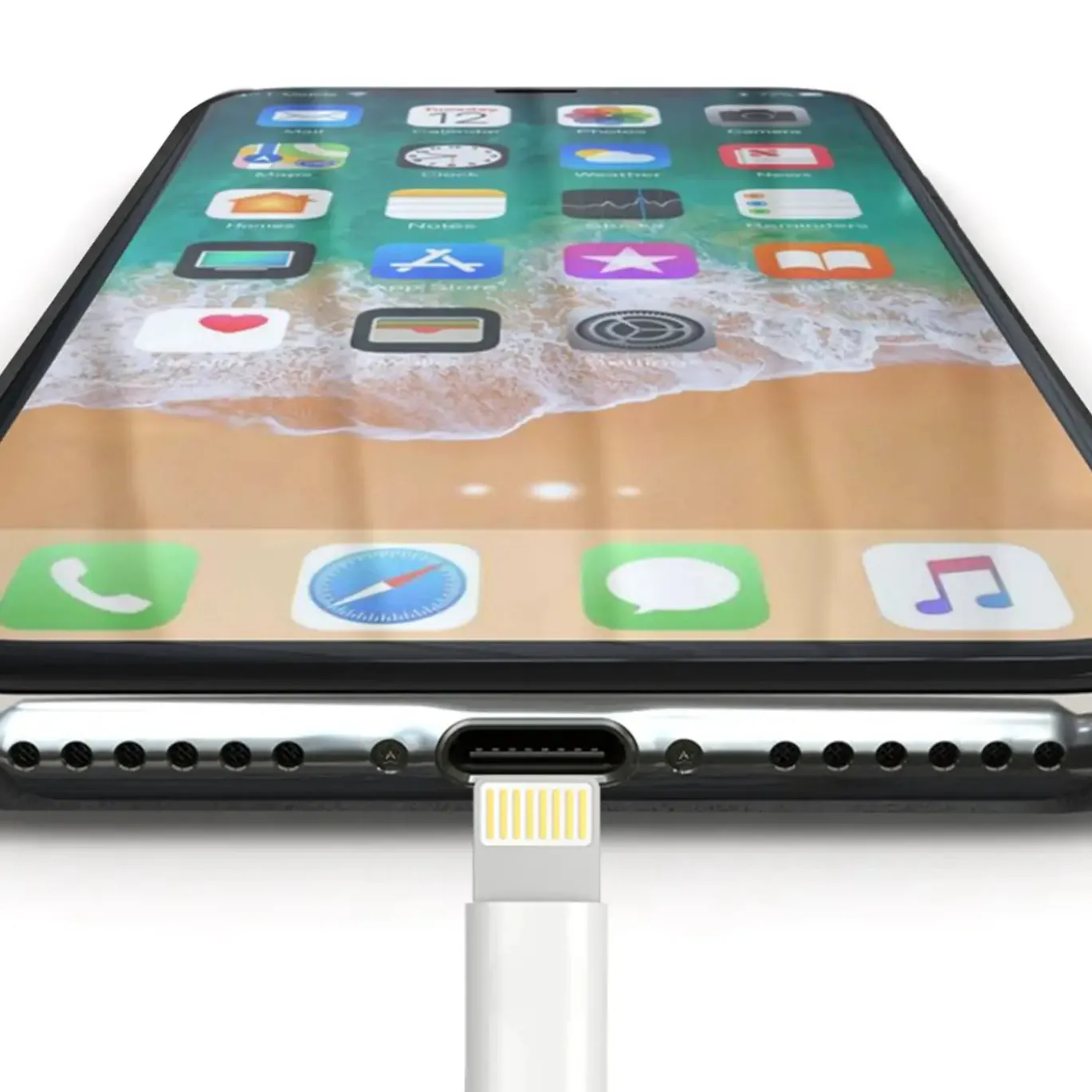 iPhone Xs Max - PU Hartschale Handyhülle